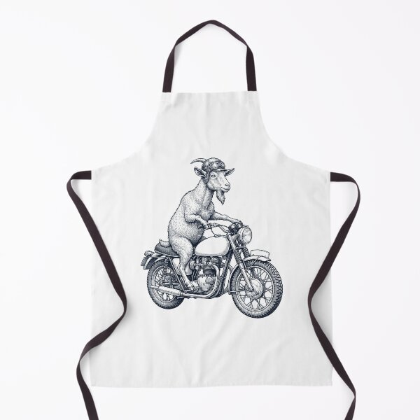 Item preview, Funny Goat Motorcycle Motorbike Animal Lover designed and sold by dian-rody-crest.