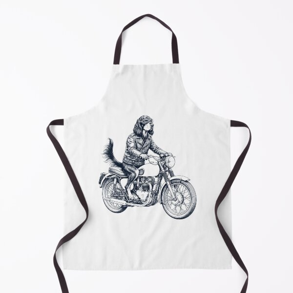 Item preview, Divertido Gordon Setter, amante de los perros y las motocicletas. designed and sold by dian-rody-crest.