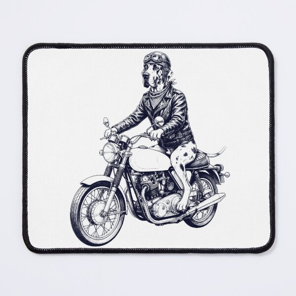 Item preview, Funny Great Dane Motorcycle Motorbike Dog Lover designed and sold by dian-rody-crest.