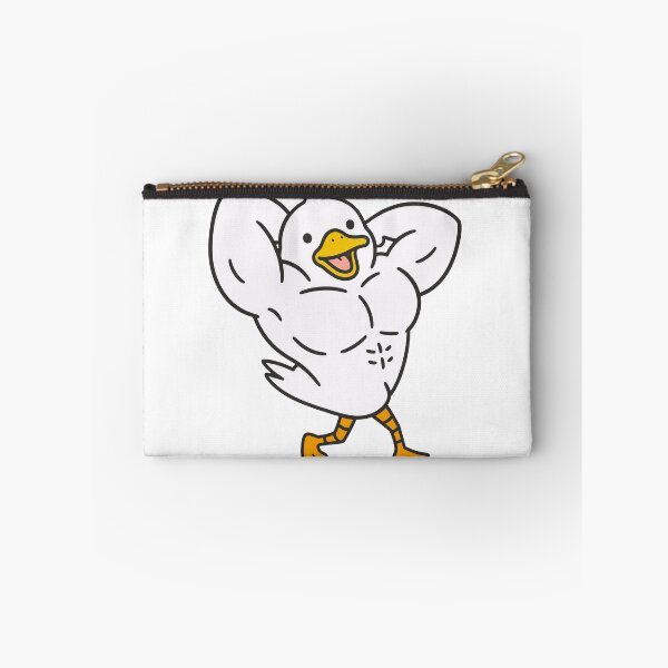 Item preview, Funny Muscular Duck Flexing designed and sold by HoloHugDesigns.