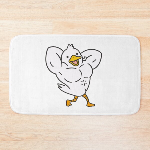 Item preview, Funny Muscular Duck Flexing designed and sold by HoloHugDesigns.