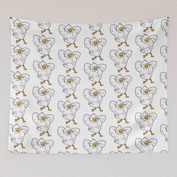 Item preview, Funny Muscular Duck Flexing designed and sold by HoloHugDesigns.