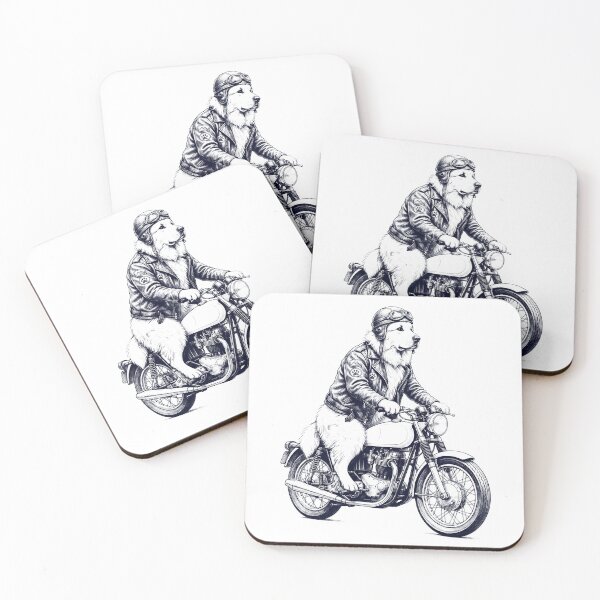 Item preview, Funny Great Pyrenees Motorcycle Motorbike Dog Lover designed and sold by dian-rody-crest.