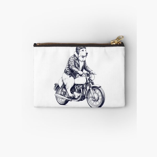 Item preview, Funny Great Pyrenees Motorcycle Motorbike Dog Lover designed and sold by dian-rody-crest.