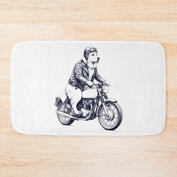 Item preview, Funny Great Pyrenees Motorcycle Motorbike Dog Lover designed and sold by dian-rody-crest.