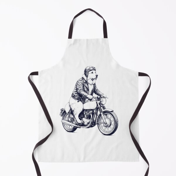 Item preview, Funny Great Pyrenees Motorcycle Motorbike Dog Lover designed and sold by dian-rody-crest.