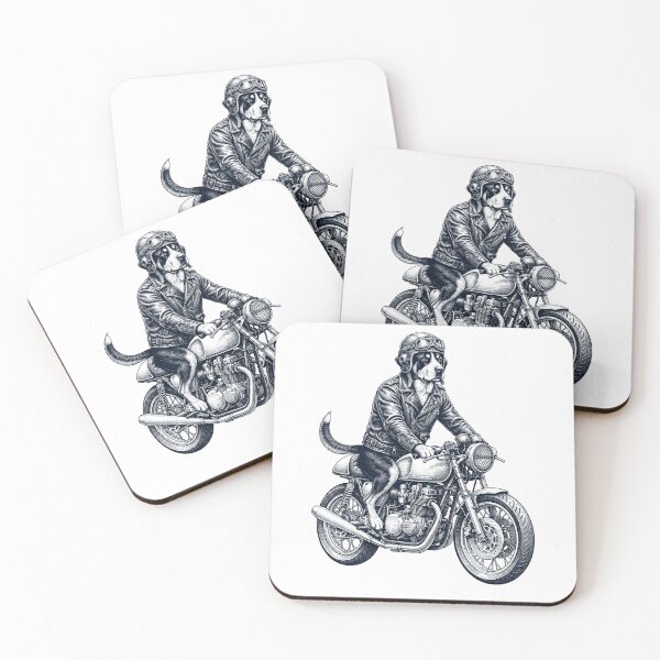 Item preview, Funny Greater Swiss Mountain Dog Motorcycle Motorbike Dog Lover designed and sold by dian-rody-crest.