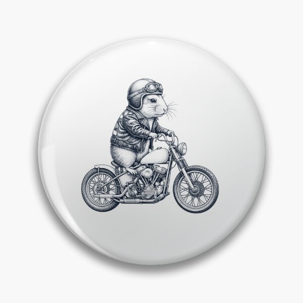 Item preview, Funny Hamster Motorcycle Motorbike Animal Lover designed and sold by dian-rody-crest.