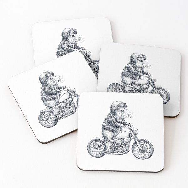 Item preview, Funny Hamster Motorcycle Motorbike Animal Lover designed and sold by dian-rody-crest.