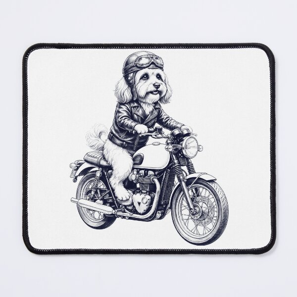 Item preview, Funny Havanese Motorcycle Motorbike Dog Lover designed and sold by dian-rody-crest.