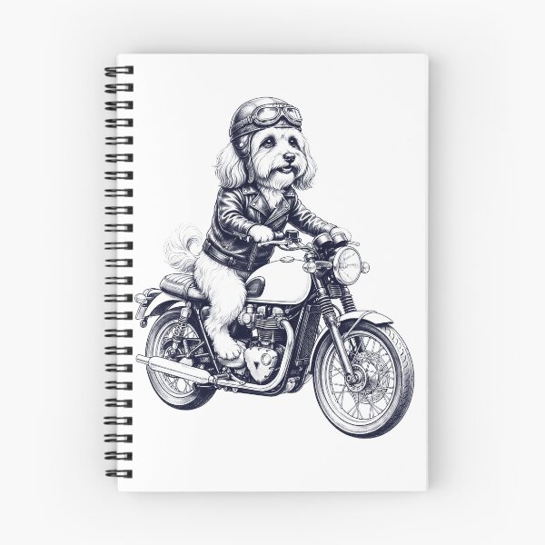 Item preview, Funny Havanese Motorcycle Motorbike Dog Lover designed and sold by dian-rody-crest.