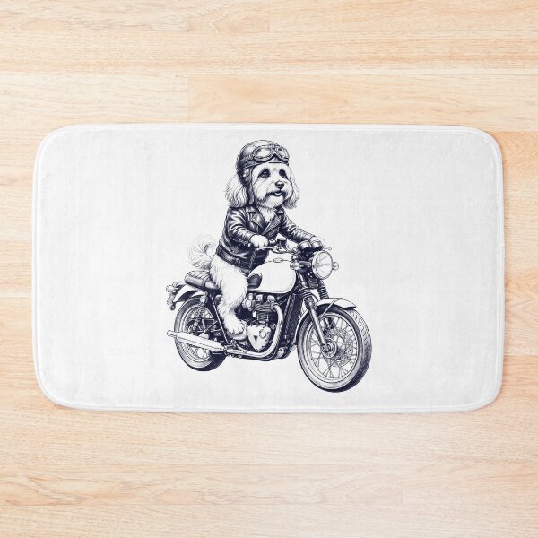 Item preview, Funny Havanese Motorcycle Motorbike Dog Lover designed and sold by dian-rody-crest.