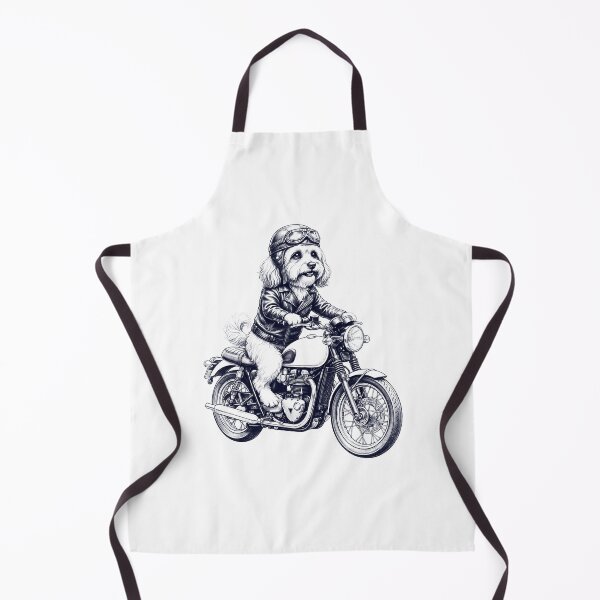 Item preview, Funny Havanese Motorcycle Motorbike Dog Lover designed and sold by dian-rody-crest.