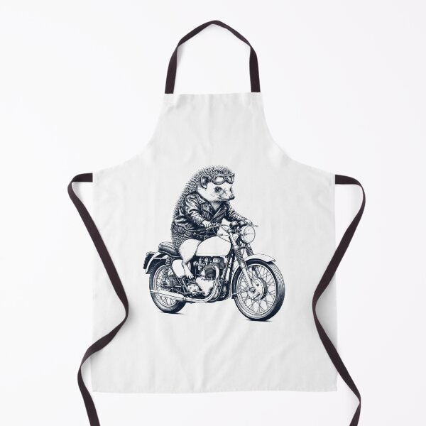 Item preview, Funny Hedgehog Motorcycle Motorbike Animal Lover designed and sold by dian-rody-crest.