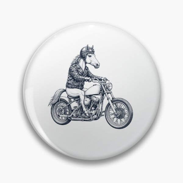 Artikelvorschau, Lustiges Pferd Motorrad Motorrad Tierliebhaber entworfen und verkauft von dian-rody-crest.