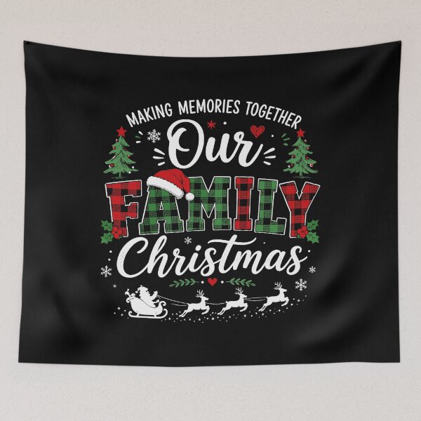 Item preview, Making Memories Together Smith Family Christmas T-Shirt – Matching Family Christmas designed and sold by mraihan.