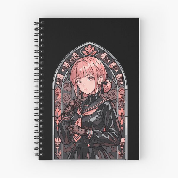 Item preview, Hina Chouno Blue Box Dark Uniform Pink Stained Glass designed and sold by mildaclairmo.