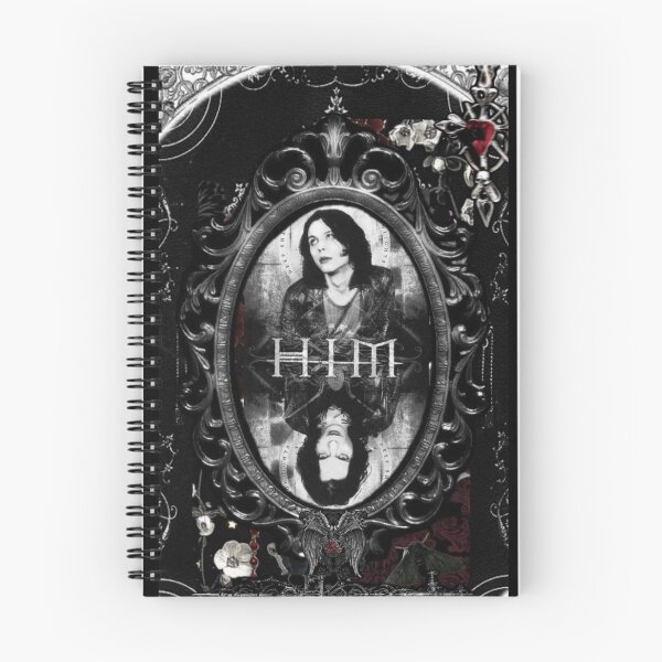 Item preview, HIM Gothic design in black and white. Gothic ornamentation. designed and sold by Tribalgothss.