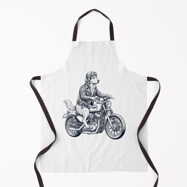 Item preview, Funny Hovawart Motorcycle Motorbike Dog Lover designed and sold by dian-rody-crest.