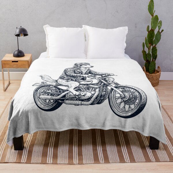 Item preview, Funny Hovawart Motorcycle Motorbike Dog Lover designed and sold by dian-rody-crest.