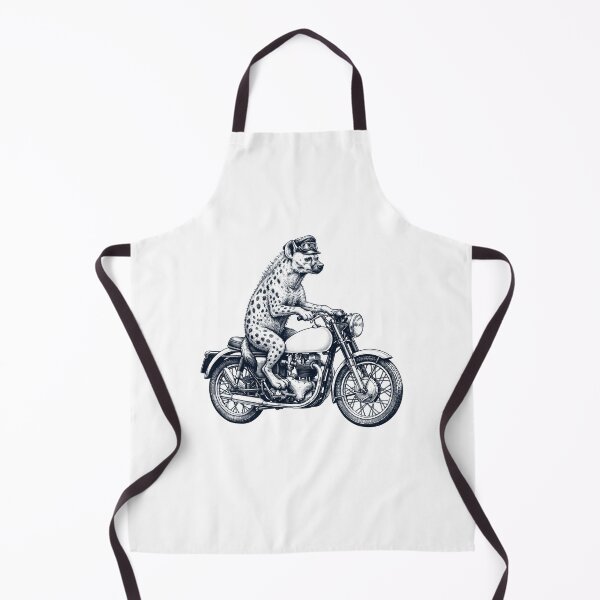 Item preview, Funny Hyena Motorcycle Motorbike Animal Lover designed and sold by dian-rody-crest.