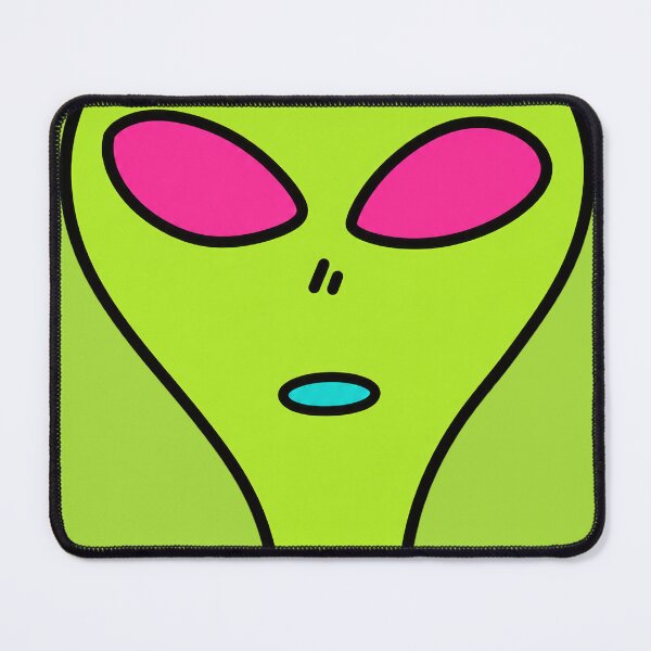 Item preview, Neon Alien Face designed and sold by HoloInverse.