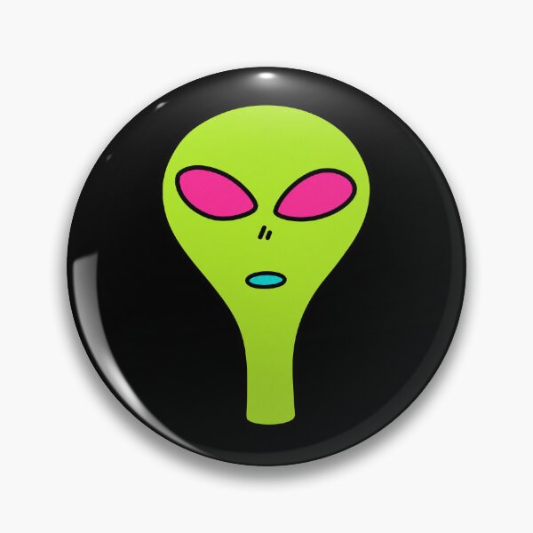 Item preview, Neon Alien Face designed and sold by HoloInverse.
