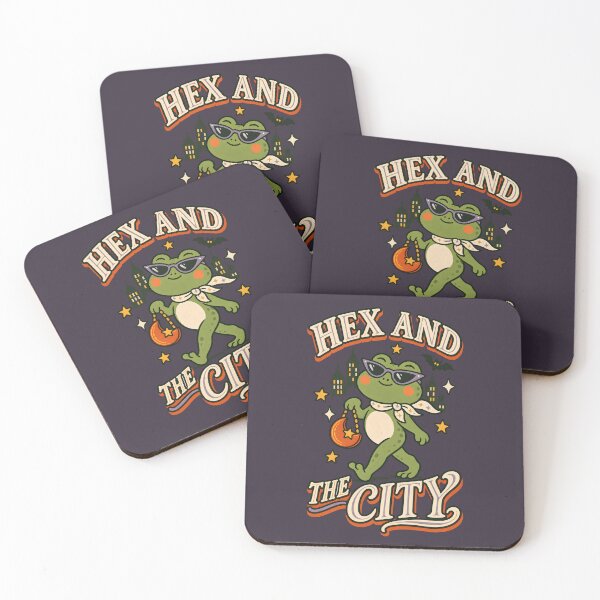 Item preview, Hex and the City – Stylish Magical Frog Halloween designed and sold by  MAD's Recreation Studio.