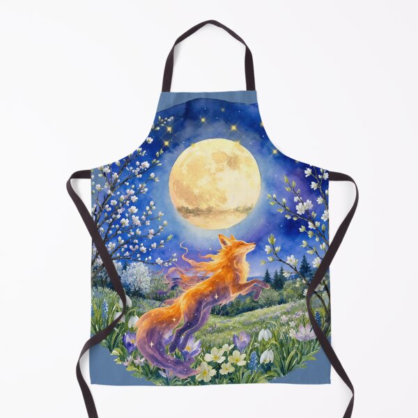 Item preview, Zen fox running in moonlight designed and sold by 247DesignStudio.