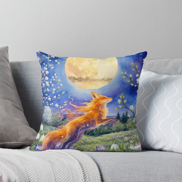Item preview, Zen fox running in moonlight designed and sold by 247DesignStudio.