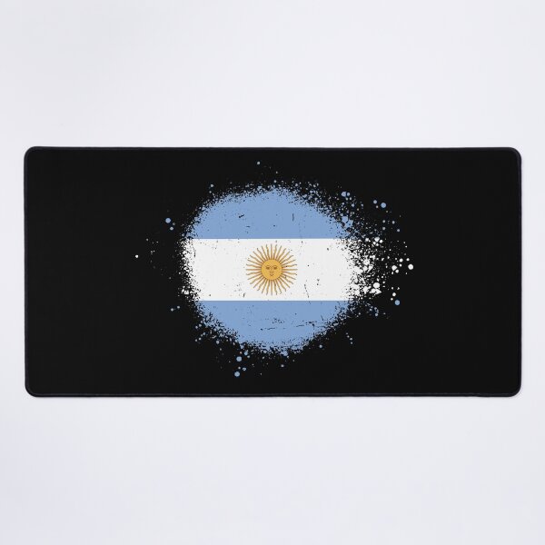 Item preview, Argentina Flag Spray Paint Splatter Style designed and sold by DelfDesign.