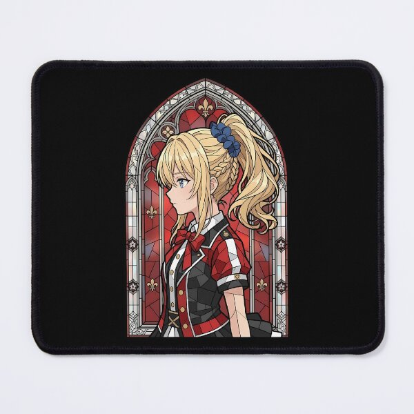 Item preview, Nodoka Toyohama Bunny Girl Senpai Idol Red Black Stained Glass designed and sold by mildaclairmo.