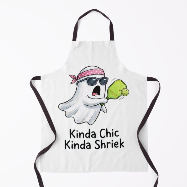 Item preview, Kinda Chic Kinda Shriek Pickleball Ghost Sport Design designed and sold by farinice.