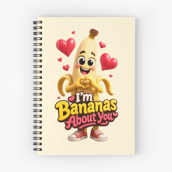 Item preview, Cute "I'm Bananas About You" | Funny Kawaii Banana Love Pun designed and sold by Moons Studio.