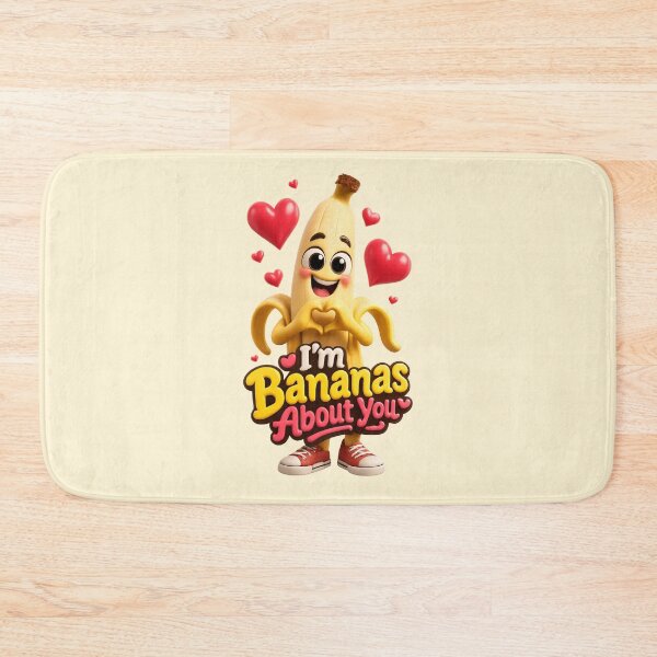 Item preview, Cute "I'm Bananas About You" | Funny Kawaii Banana Love Pun designed and sold by Moons Studio.
