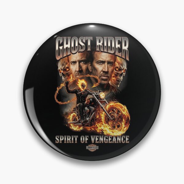 Item preview, Ghost Rider Spirit of Vengeance Johnny Blaze Retro 90s Bootleg Style designed and sold by Thogan0416.