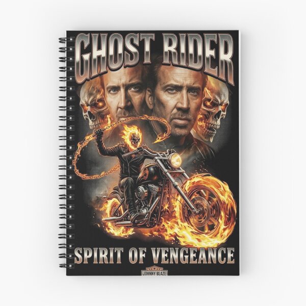 Item preview, Ghost Rider Spirit of Vengeance Johnny Blaze Retro 90s Bootleg Style designed and sold by Thogan0416.
