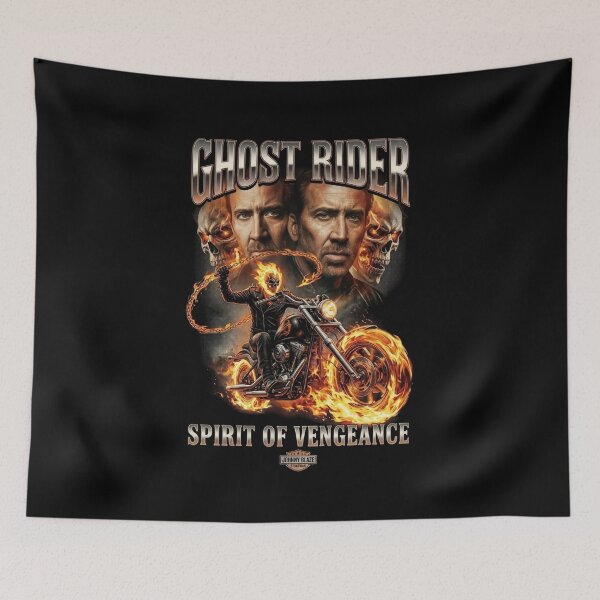 Item preview, Ghost Rider Spirit of Vengeance Johnny Blaze Retro 90s Bootleg Style designed and sold by Thogan0416.