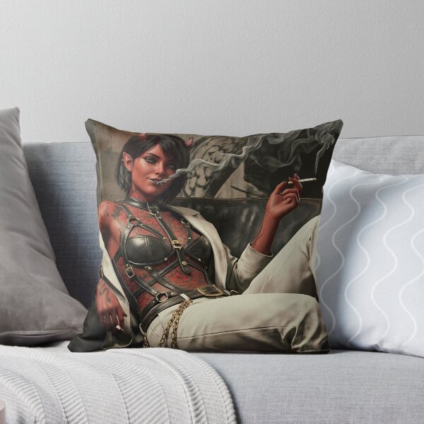 Item preview, Urban Cyberpunk Mercenary Girl Leather Armchair designed and sold by GalleryBrisArt.