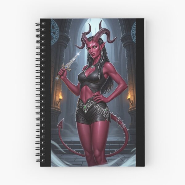 Item preview, Tiefling with dagger designed and sold by Prestons Corner.