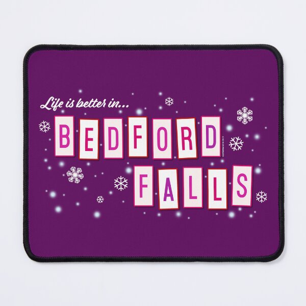 Item preview, Life Is Better In Bedford Falls Pink designed and sold by Normbot2000.