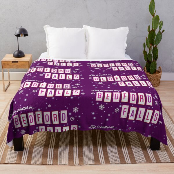 Item preview, Life Is Better In Bedford Falls Pink designed and sold by Normbot2000.