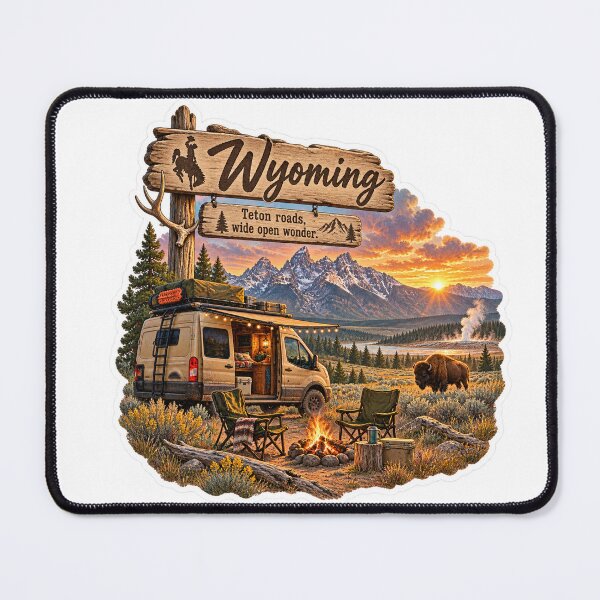 Item preview, Wyoming Van Life designed and sold by Whimspired By Paxx.