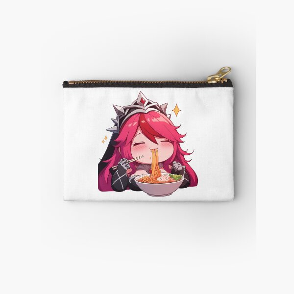 Item preview, Rosaria Genshin Impact Chibi Ramen Crimson Cool Mood designed and sold by mildaclairmo.