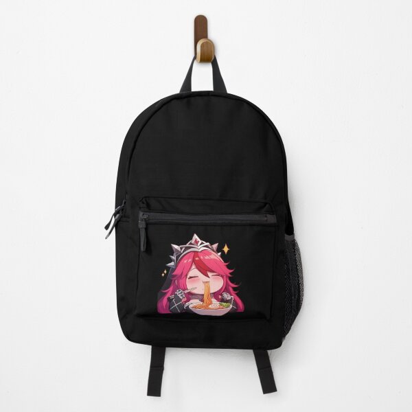 Item preview, Rosaria Genshin Impact Chibi Ramen Crimson Cool Mood designed and sold by mildaclairmo.