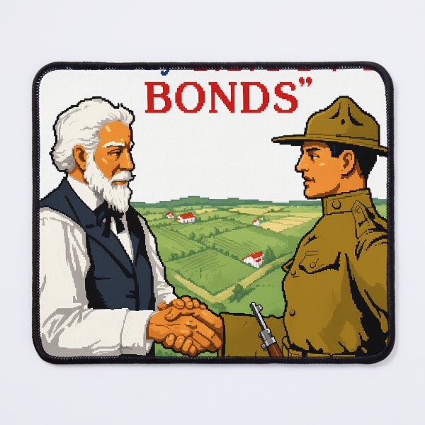 Item preview, Pixel Art Good Bye Dad Liberty Loan Poster designed and sold by aigcx.