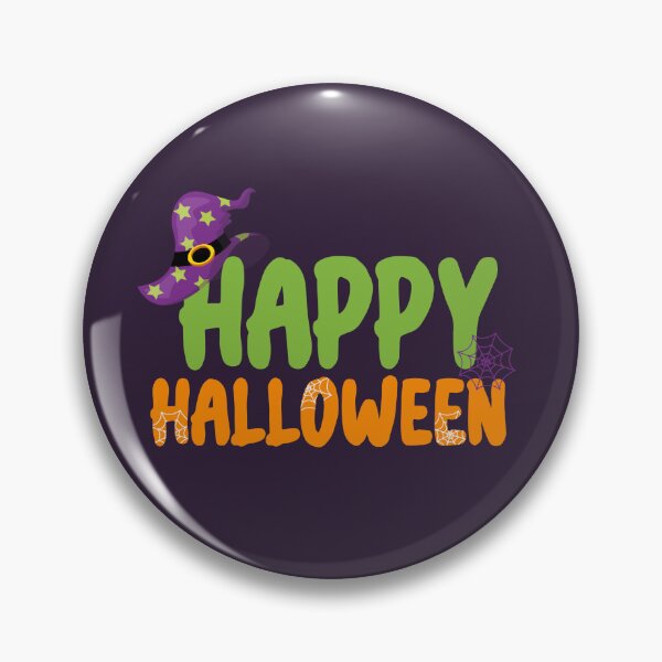 Item preview, Cute Happy Halloween Witch Hat Spooky Typography designed and sold by NotasCreativa.