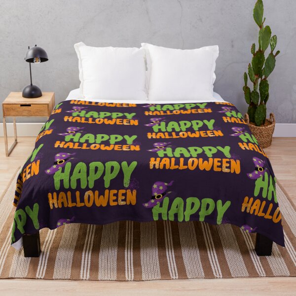 Item preview, Cute Happy Halloween Witch Hat Spooky Typography designed and sold by NotasCreativa.