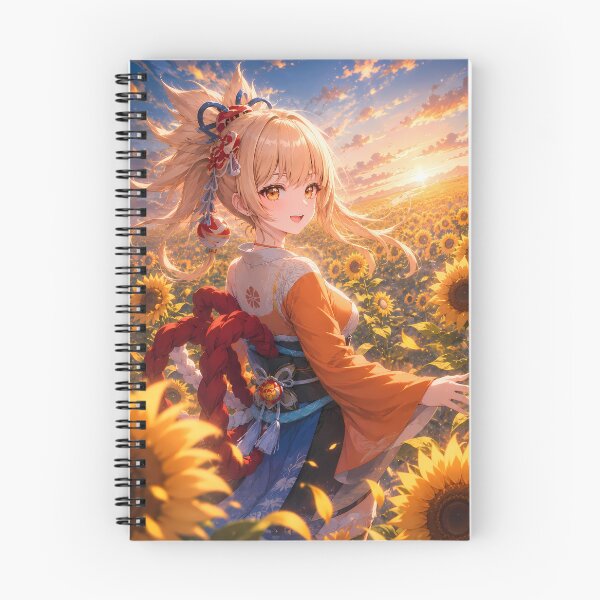 Item preview, Yoimiya Genshin Impact Sunflower Sunset designed and sold by mildaclairmo.