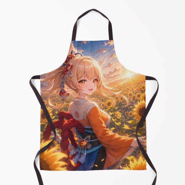 Item preview, Yoimiya Genshin Impact Sunflower Sunset designed and sold by mildaclairmo.
